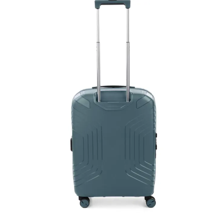 Transavia Trolleys|Ryanair Trolleys>Roncato Ypsilon 4.0 Expandable Trolley with USB 55 verde bottiglia