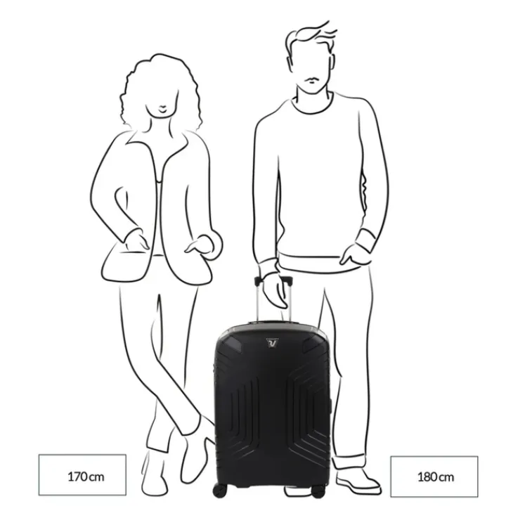 Reiskoffers|Lichtgewicht Koffers>Roncato Ypsilon 4.0 Expandable Trolley 69 denim