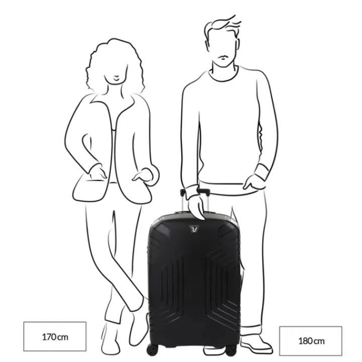 Reiskoffers|Lichtgewicht Koffers>Roncato Ypsilon 4.0 Expandable Trolley 78 denim