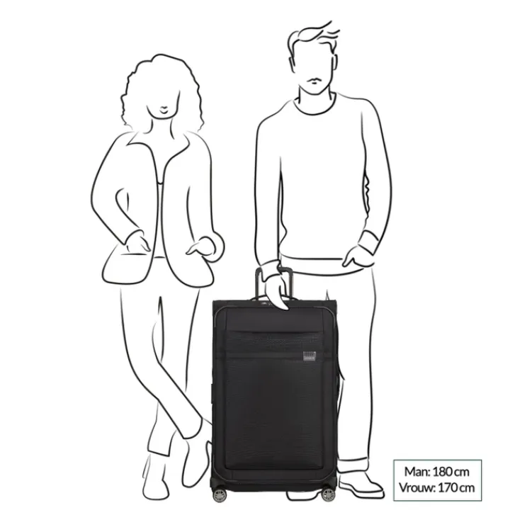 Reistrolleys|Reiskoffers>Samsonite Airea Spinner 78 Exp dark blue