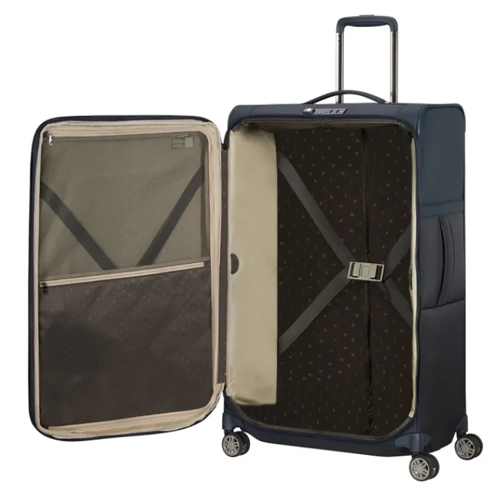 Reistrolleys|Reiskoffers>Samsonite Airea Spinner 78 Exp dark blue