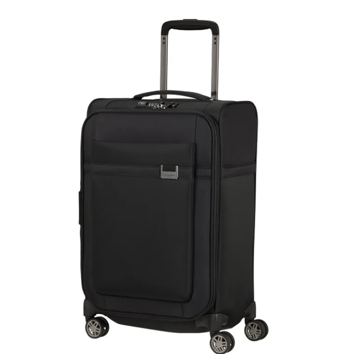 Klm Trolleys|Handbagage Trolleys>Samsonite Airea Spinner 55 Exp Lenght 35 cm black