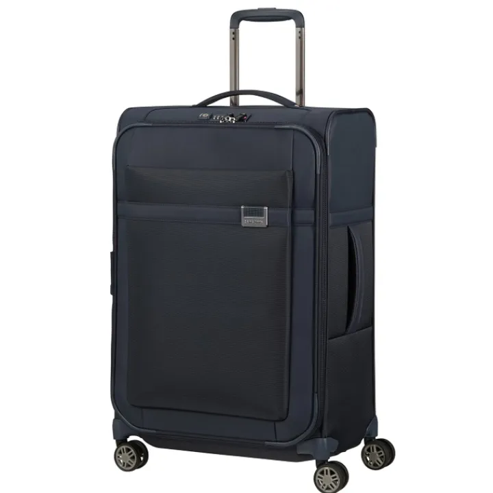 Reistrolleys|Reiskoffers>Samsonite Airea Spinner 67 Exp dark blue
