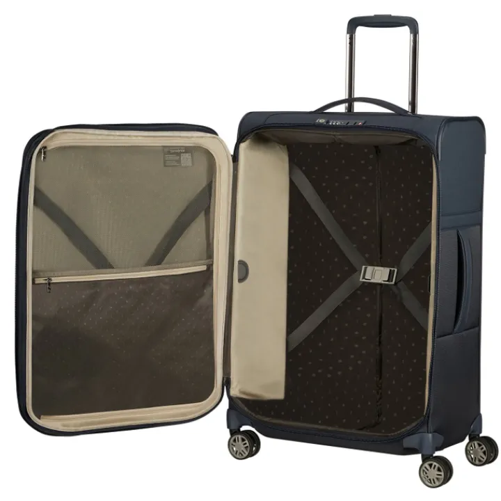 Reistrolleys|Reiskoffers>Samsonite Airea Spinner 67 Exp dark blue