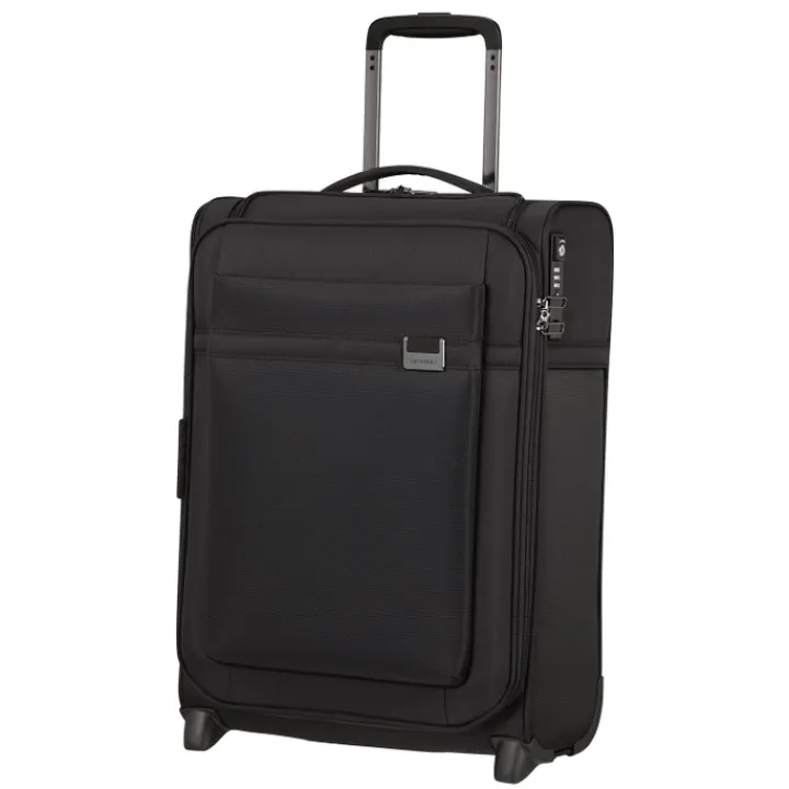 Transavia Trolleys|Ryanair Trolleys>Samsonite Airea Upright 55 Exp Toppocket black