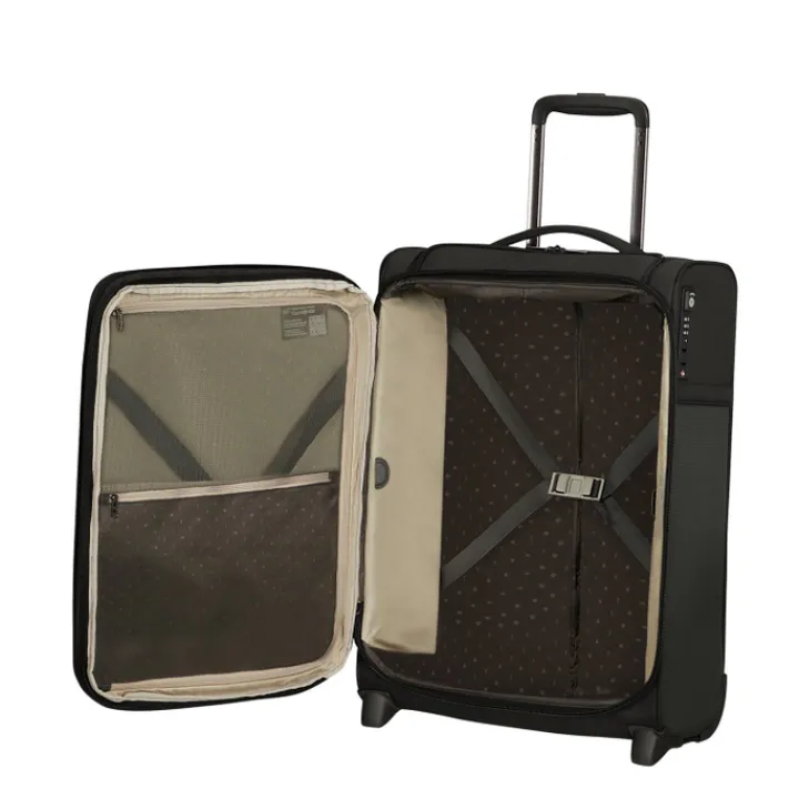 Transavia Trolleys|Ryanair Trolleys>Samsonite Airea Upright 55 Exp Toppocket black