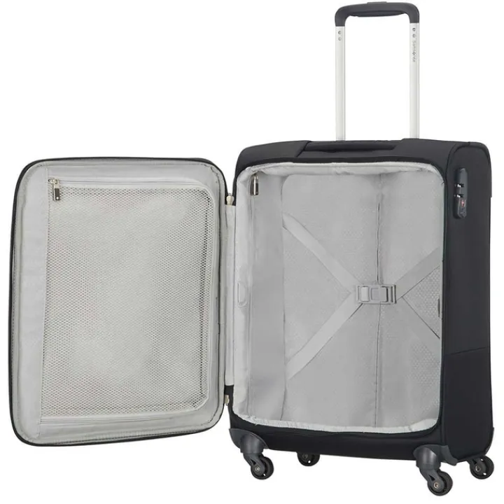 Transavia Trolleys|Ryanair Trolleys>Samsonite Base Boost Spinner 55 Length 40 black