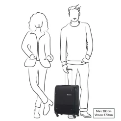 Transavia Trolleys|Handbagage Trolleys>Samsonite Base Boost Spinner 55 Length 40 navy blue