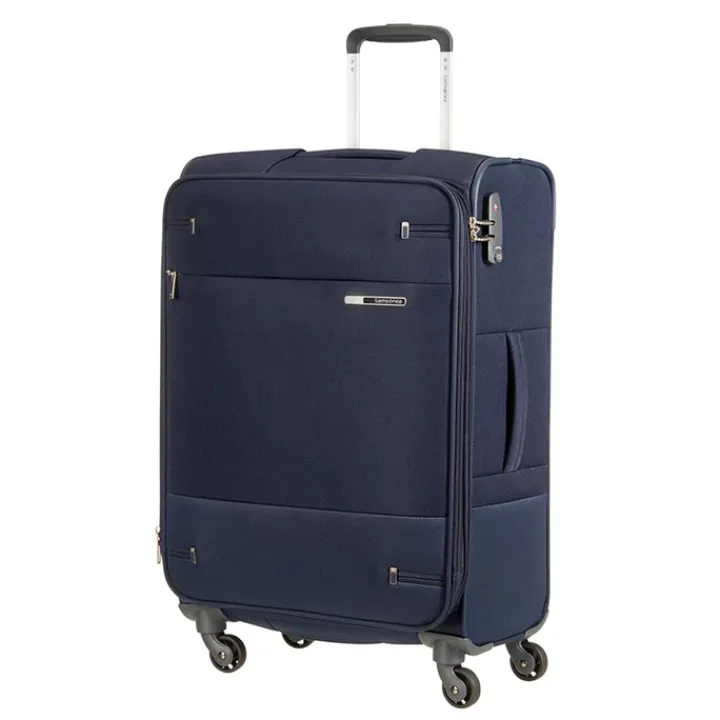Reiskoffers|Lichtgewicht Koffers>Samsonite Base Boost Spinner 66 Expandable navy blue