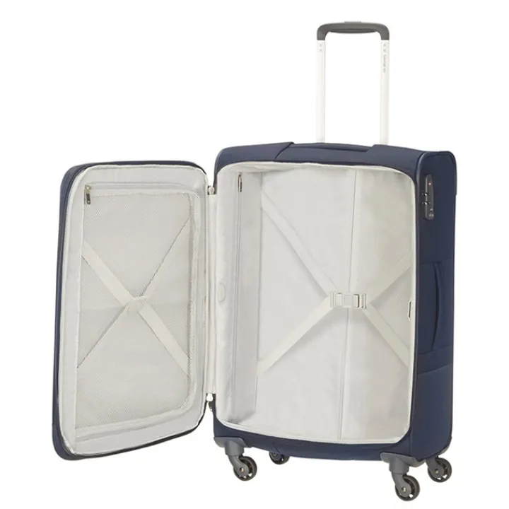 Reiskoffers|Lichtgewicht Koffers>Samsonite Base Boost Spinner 66 Expandable navy blue