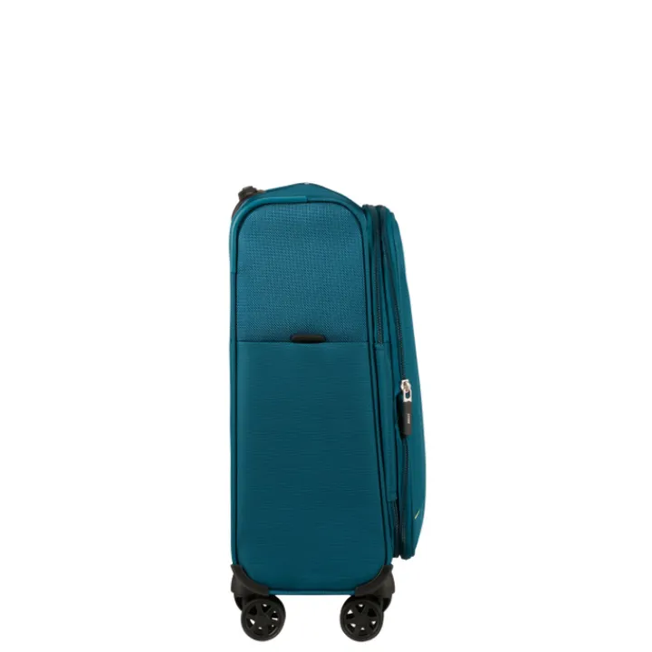 Transavia Trolleys|Reistrolleys>Samsonite Base Breeze Spinner 55/20 Expandable petrol blue