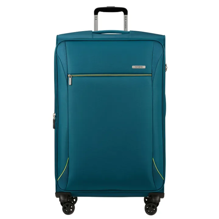 Reistrolleys|Reiskoffers>Samsonite Base Breeze Spinner 78/29 Expandable petrol blue