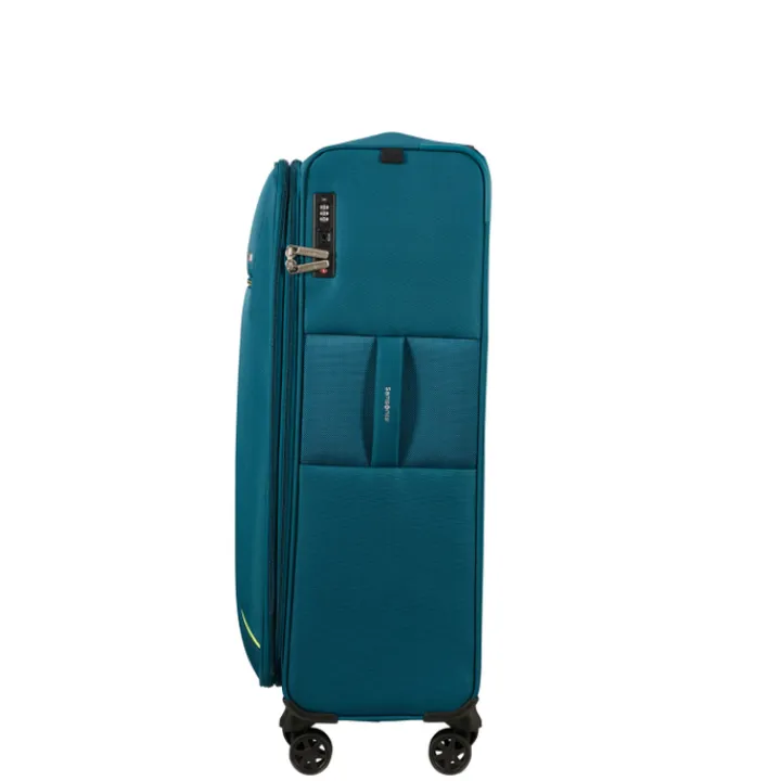 Reistrolleys|Reiskoffers>Samsonite Base Breeze Spinner 78/29 Expandable petrol blue
