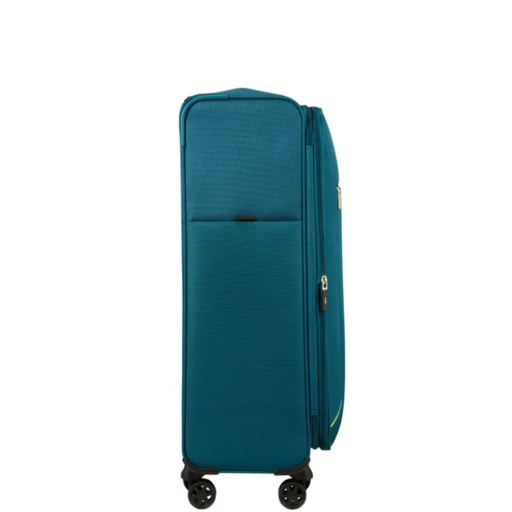 Reistrolleys|Reiskoffers>Samsonite Base Breeze Spinner 78/29 Expandable petrol blue
