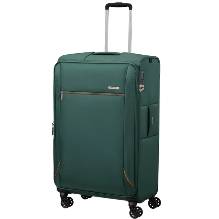 Reistrolleys|Reiskoffers>Samsonite Base Breeze Spinner 78/29 Expandable dark green