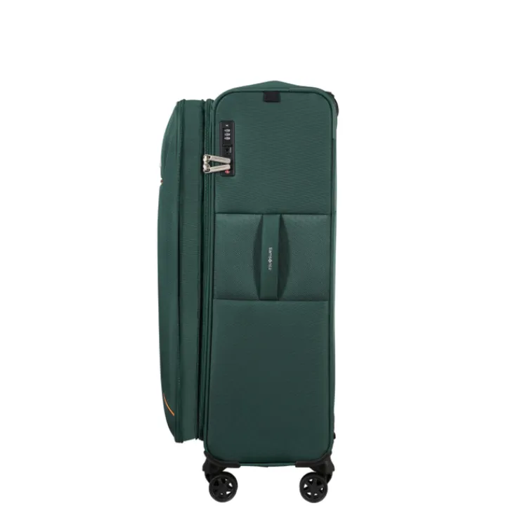 Reistrolleys|Reiskoffers>Samsonite Base Breeze Spinner 78/29 Expandable dark green