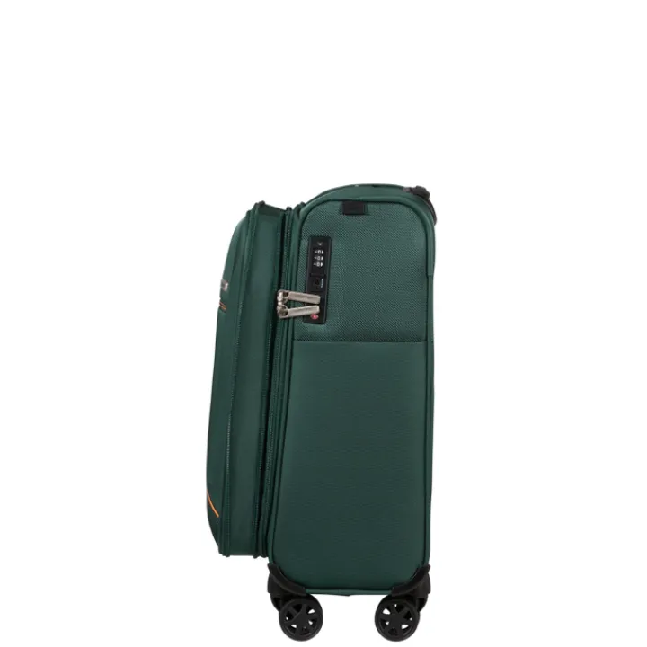 Transavia Trolleys|Reistrolleys>Samsonite Base Breeze Spinner 55/20 Expandable dark green