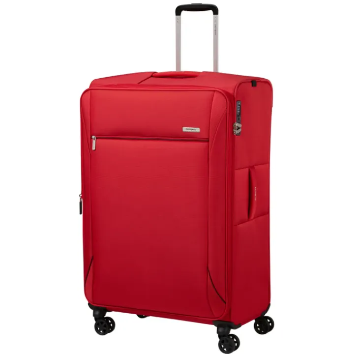 Reistrolleys|Lichtgewicht Koffers>Samsonite Base Breeze Spinner 81/30 Expandable red
