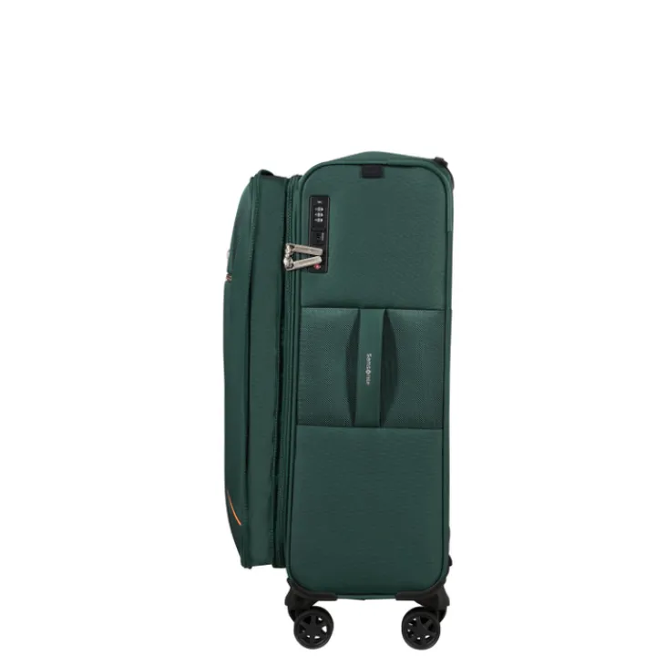 Reistrolleys|Reiskoffers>Samsonite Base Breeze Spinner 67/24 Expandable dark green