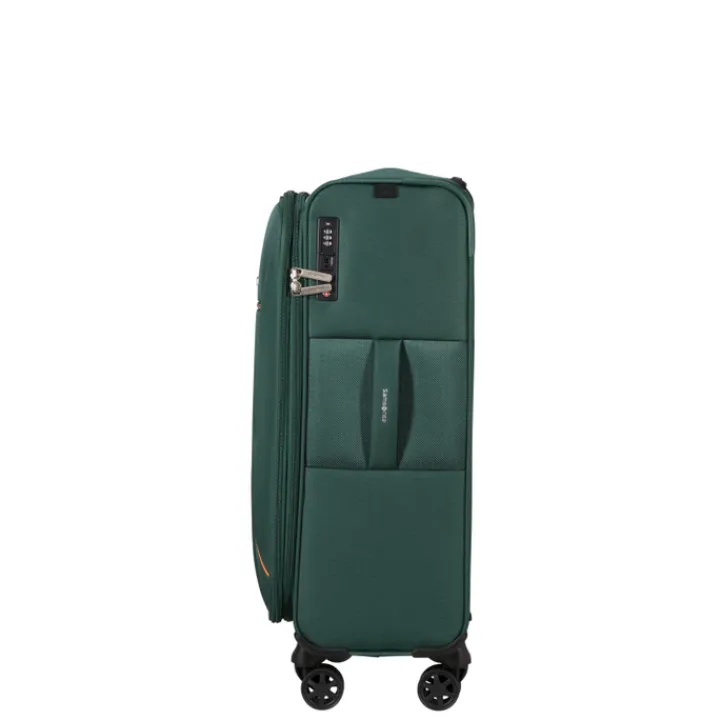 Reistrolleys|Reiskoffers>Samsonite Base Breeze Spinner 67/24 Expandable dark green