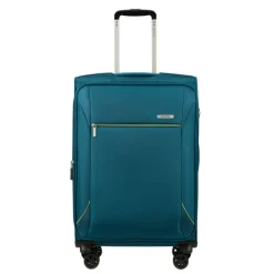 Reistrolleys|Reiskoffers>Samsonite Base Breeze Spinner 67/24 Expandable petrol blue
