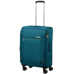 Reistrolleys|Reiskoffers>Samsonite Base Breeze Spinner 67/24 Expandable petrol blue
