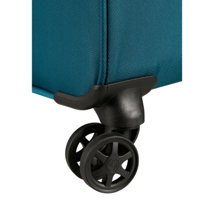 Reistrolleys|Reiskoffers>Samsonite Base Breeze Spinner 67/24 Expandable petrol blue