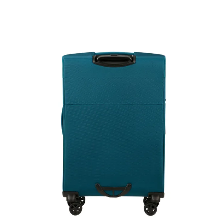 Reistrolleys|Reiskoffers>Samsonite Base Breeze Spinner 67/24 Expandable petrol blue