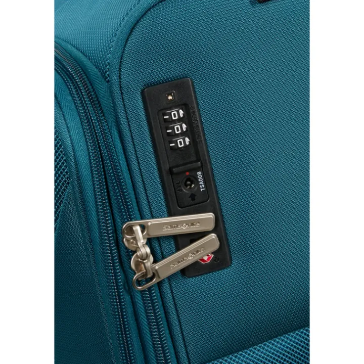 Reistrolleys|Reiskoffers>Samsonite Base Breeze Spinner 67/24 Expandable petrol blue