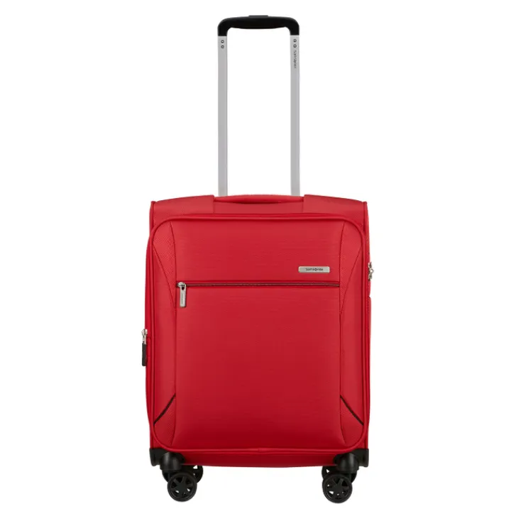 Transavia Trolleys|Handbagage Trolleys>Samsonite Base Breeze Spinner 55/20 Expandable red