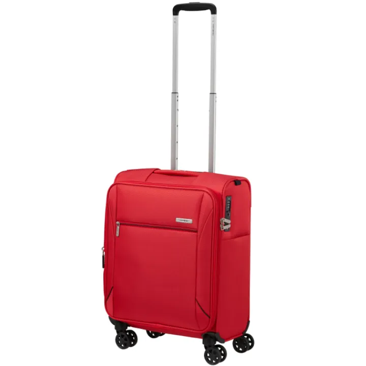 Transavia Trolleys|Handbagage Trolleys>Samsonite Base Breeze Spinner 55/20 Expandable red