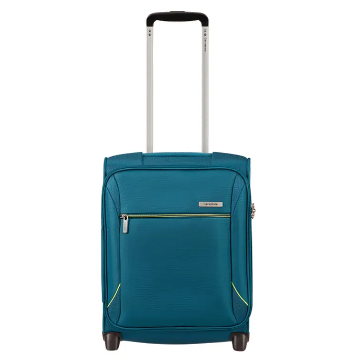 Transavia Trolleys|Handbagage Trolleys>Samsonite Base Breeze Upright 45 Underseater petrol blue
