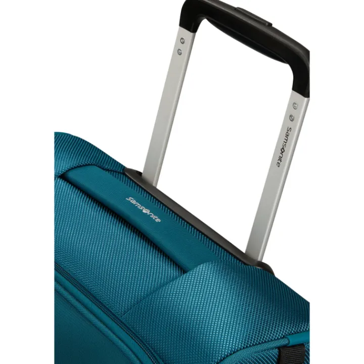 Transavia Trolleys|Handbagage Trolleys>Samsonite Base Breeze Upright 45 Underseater petrol blue