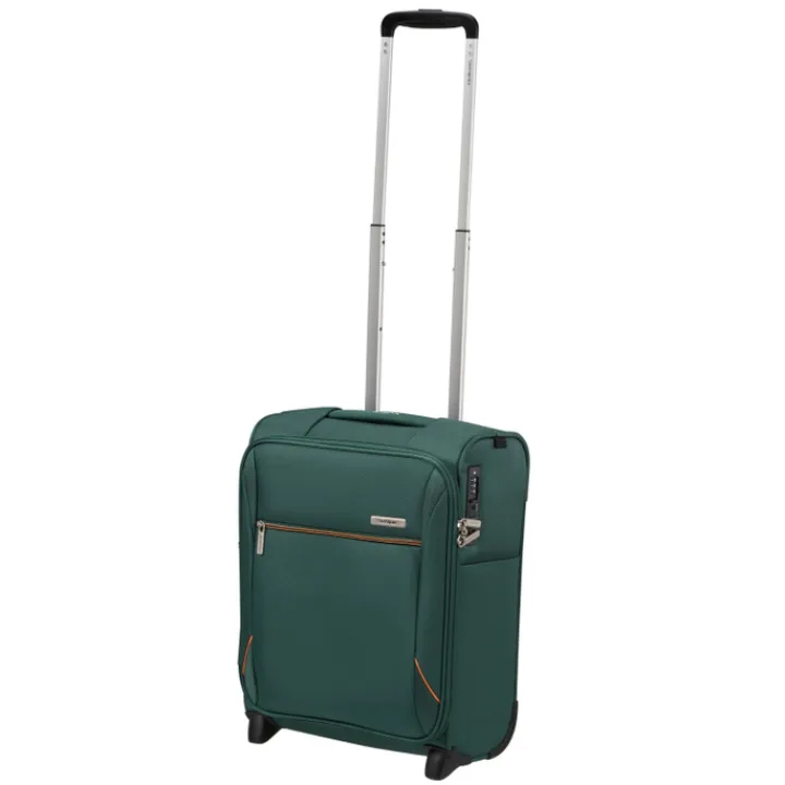 Transavia Trolleys|Handbagage Trolleys>Samsonite Base Breeze Upright 45 Underseater dark green