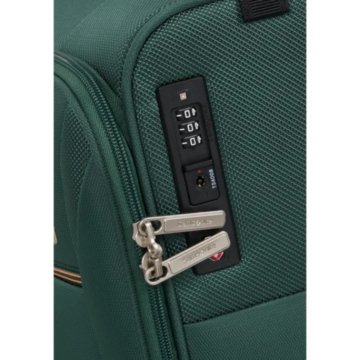 Transavia Trolleys|Handbagage Trolleys>Samsonite Base Breeze Upright 45 Underseater dark green