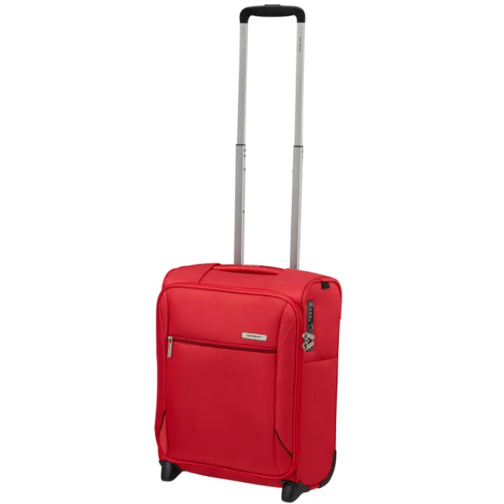 Transavia Trolleys|Handbagage Trolleys>Samsonite Base Breeze Upright 45 Underseater red