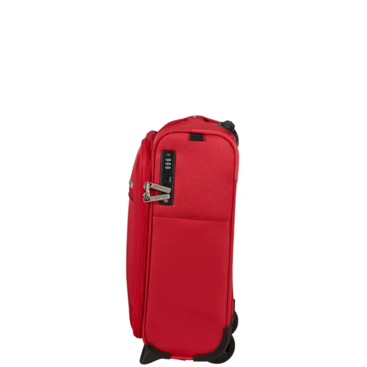 Transavia Trolleys|Handbagage Trolleys>Samsonite Base Breeze Upright 45 Underseater red