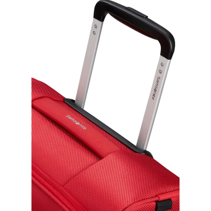Transavia Trolleys|Handbagage Trolleys>Samsonite Base Breeze Upright 45 Underseater red