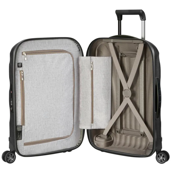 Transavia Trolleys|Ryanair Trolleys>Samsonite C-Lite Spinner 55 black