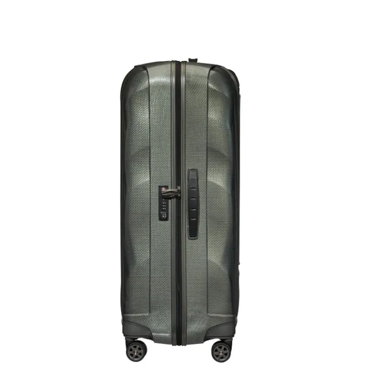 Reistrolleys|Reiskoffers>Samsonite C-Lite Spinner 81 metallic green