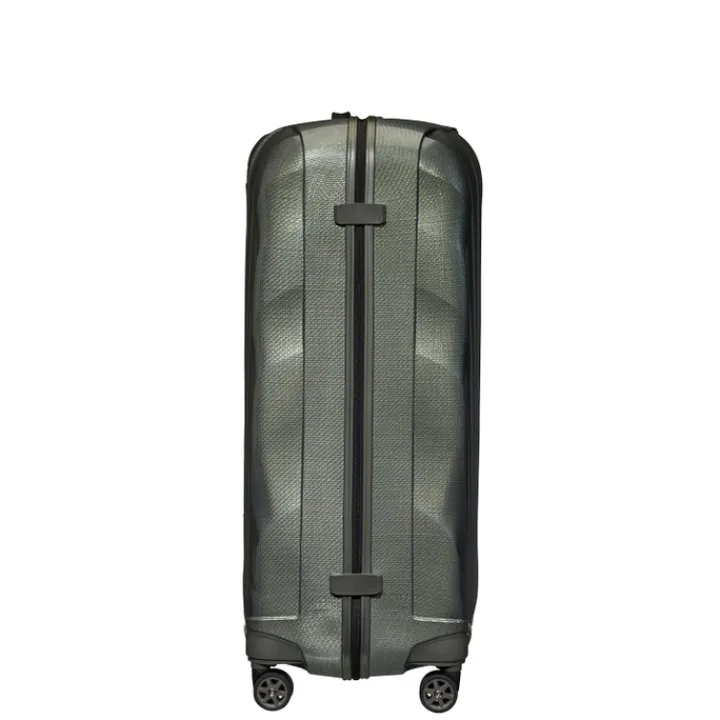 Reistrolleys|Reiskoffers>Samsonite C-Lite Spinner 81 metallic green