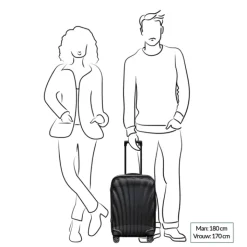 Transavia Trolleys|Ryanair Trolleys>Samsonite C-Lite Spinner 55 Exp off white