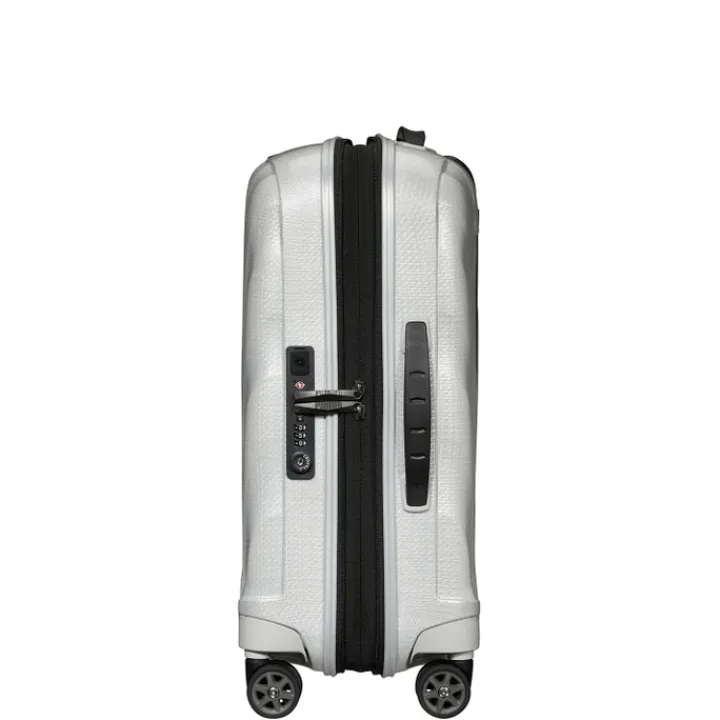 Transavia Trolleys|Ryanair Trolleys>Samsonite C-Lite Spinner 55 Exp off white