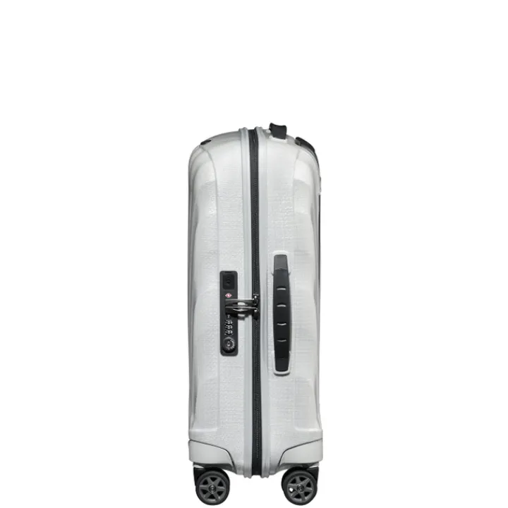 Transavia Trolleys|Ryanair Trolleys>Samsonite C-Lite Spinner 55 Exp off white