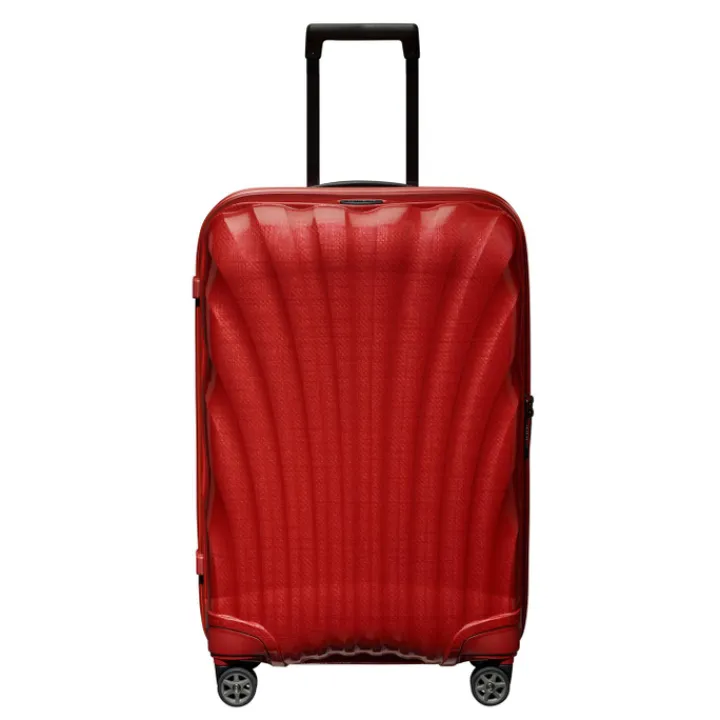 Reistrolleys|Reiskoffers>Samsonite C-Lite Spinner 69 chili red