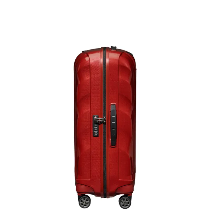 Reistrolleys|Reiskoffers>Samsonite C-Lite Spinner 69 chili red