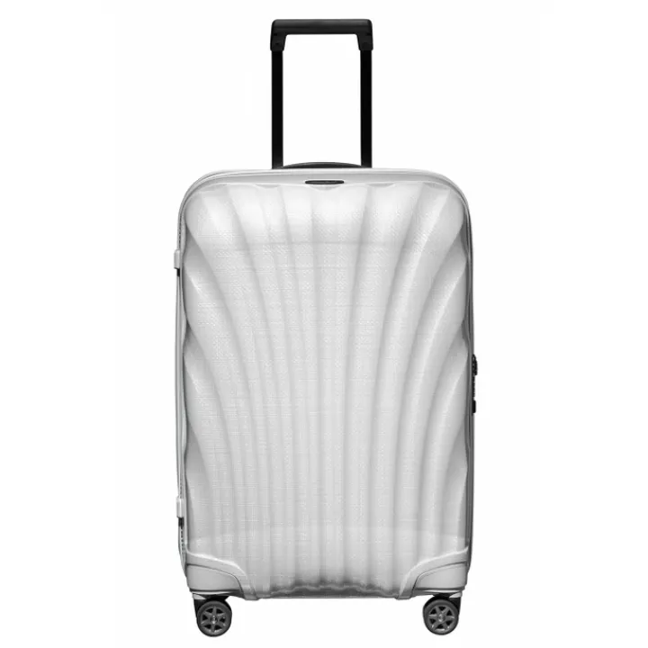 Reistrolleys|Reiskoffers>Samsonite C-Lite Spinner 69 off white