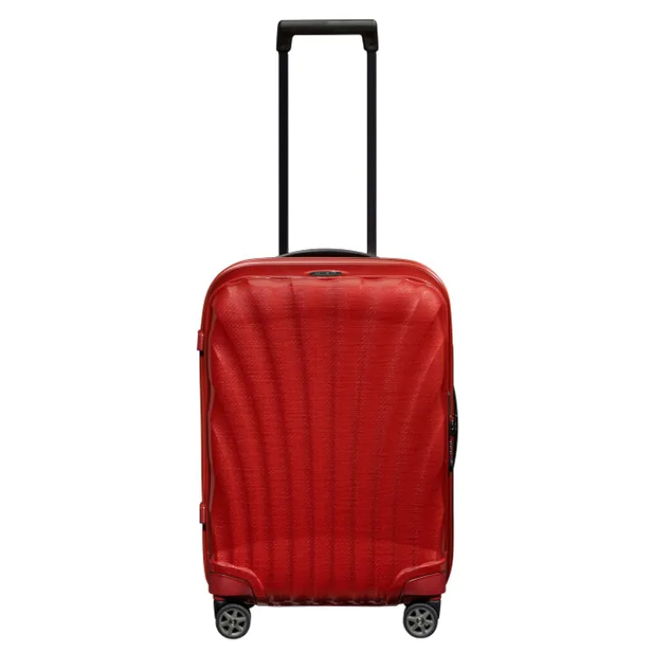Transavia Trolleys|Ryanair Trolleys>Samsonite C-Lite Spinner 55 chili red