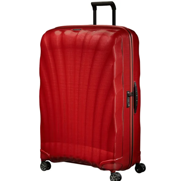 Reistrolleys|Reiskoffers>Samsonite C-Lite Spinner 86 chili red