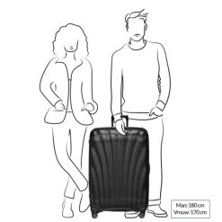 Reistrolleys|Reiskoffers>Samsonite C-Lite Spinner 81 midnight blue